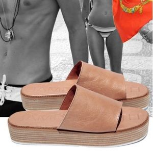 James Smith Stevie Stacked Slide Tobacco size 36